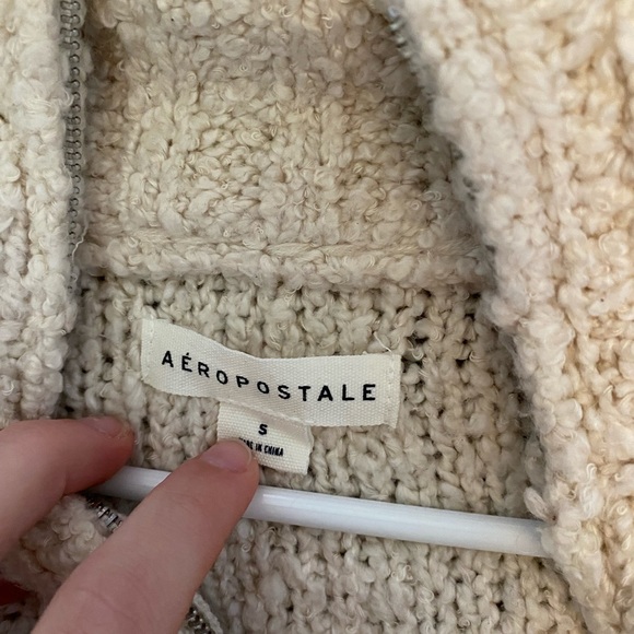 Aeropostale cropped quarter zip sweater - Picture 2 of 2